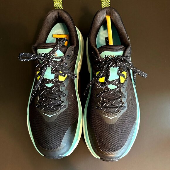 Hoka One One Black/Blue Graphite W Challenger ATR 6 Trail Running Shoes Size 9.5 - Picture 2 of 7